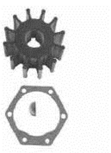 CEF CEF Impeller ø15,93xø57x31,6mm / 12 schoepen