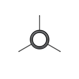 CEF CEF Impeller ø11,12xø39x17,7mm / 3 schoepen