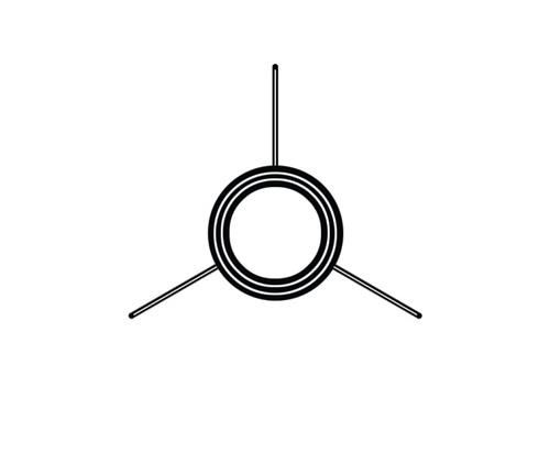 CEF CEF Impeller ø11,12xø39x17,7mm / 3 schoepen