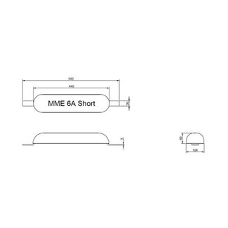 MME MME Anode Aluminium Huid/Roer MME6AS