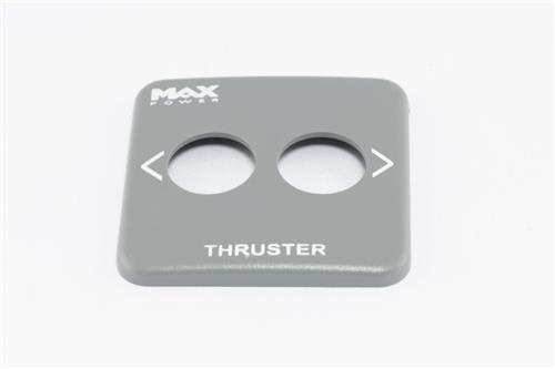 Max Power Beschermplaat grijs druktoetspaneel