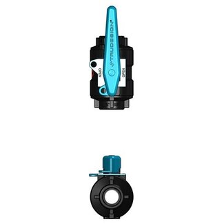 Tru Design Kogelafsluiter zwart 3/4" BSP