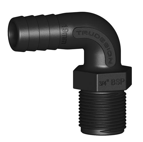 Tru Design Slangtule 90Β° 19mm x 3/4β BSP