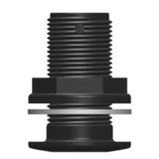 Tru Design Huiddoorvoer zwart 1” BSP