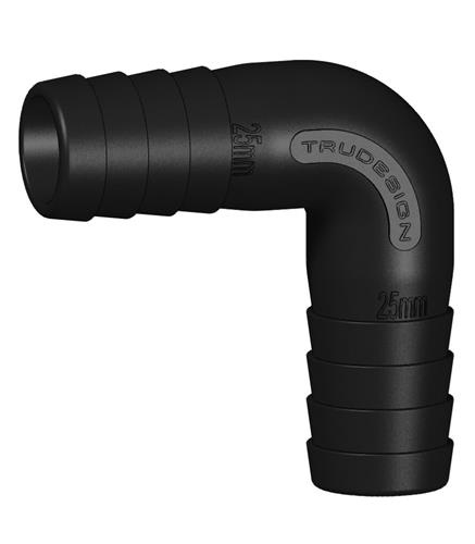 Tru Design Verbinder 90° 25mm met 2 tule einden
