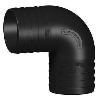 Tru Design Verbinder 90° 50mm met 2 tule einden