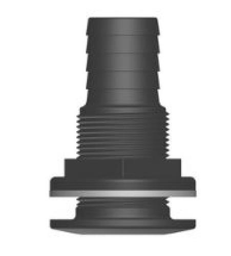 Tru Design Huiddoorvoer met tule zwart 32mm 1 1/4β BSP