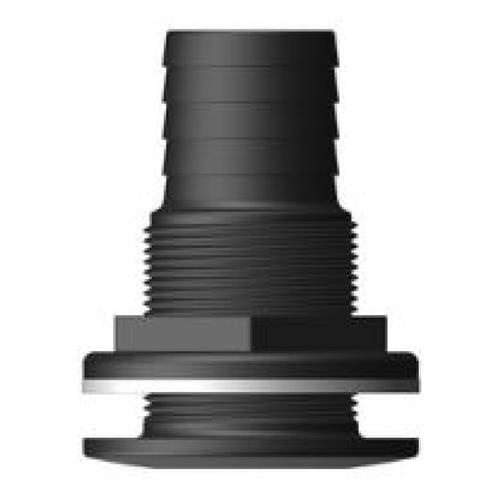 Tru Design Huiddoorvoer met tule zwart 38mm 1 1/2β BSP