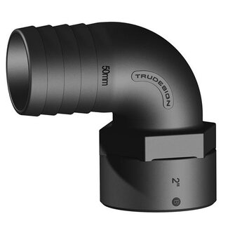 Tru Design Slangtule 90° 50mm x 2” BSP binnendraad