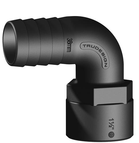 Tru Design Slangtule 90° 38mm x 1 1/2” BSP binnendraad