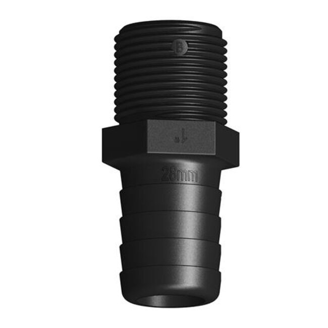 Tru Design Slangtule 28mm x 1" BSP buitendraad lang