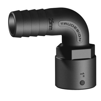 Tru Design Slangtule 90° 25mm x 1” BSP binnendraad
