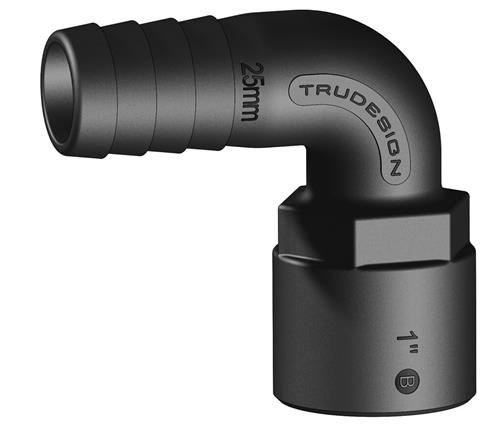 Tru Design Slangtule 90° 25mm x 1” BSP binnendraad