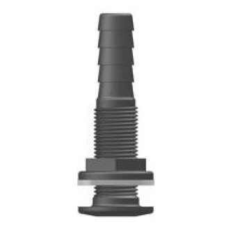 Tru Design Huiddoorvoer met tule zwart 16mm 1/2” BSP