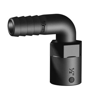 Tru Design Slangtule 90° 16mm x 1/2” BSP binnendraad