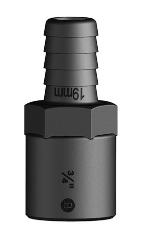 Tru Design Slangtule 19mm x 3/4β BSP binnendraad