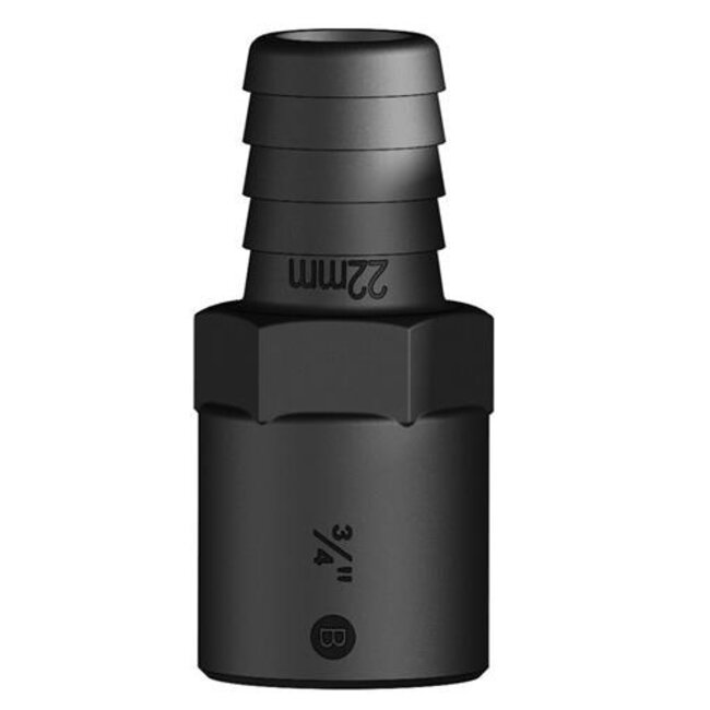 Tru Design Slangtule 22mm x 3/4” BSP binnendraad