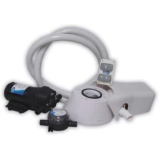 Jabsco Quiet Flush Ombouwkit met pomp