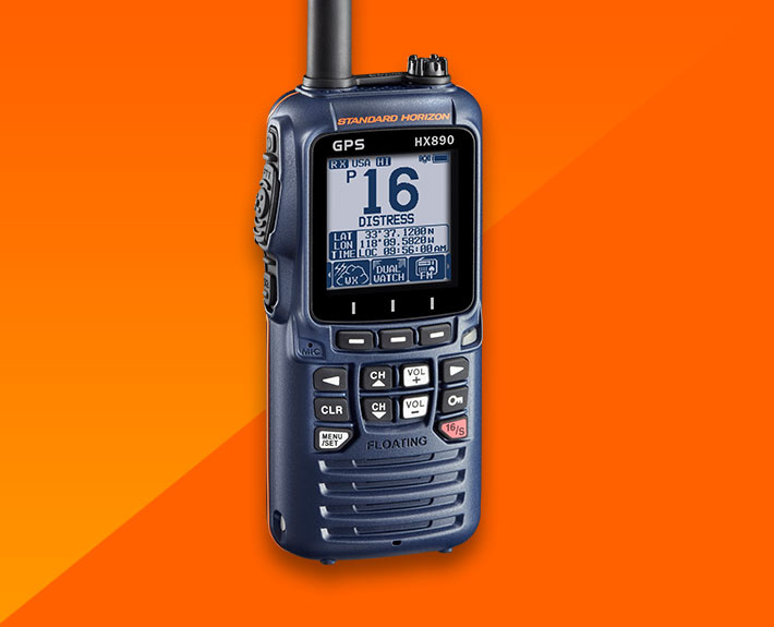 Standard Horizon HX890E CLASS H DSC MARINE VHF blauw