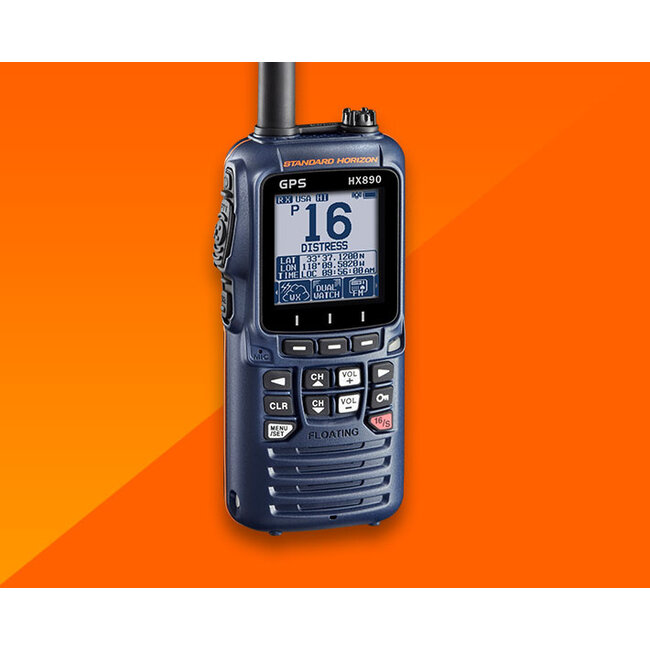 Standard Horizon HX890E CLASS H DSC MARINE VHF blauw