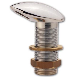 Guidi Ontluchter 1/2" messing verchroomd