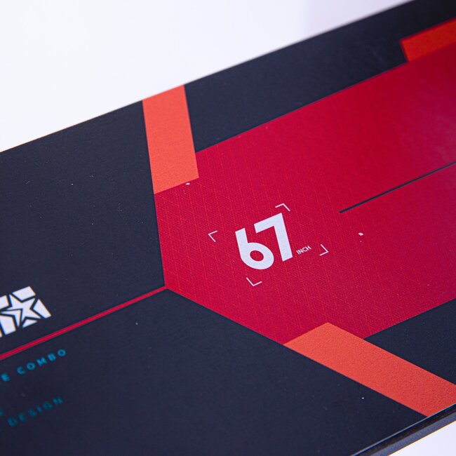 JOBE Allegre 67" Combo Waterski Pakket Rood