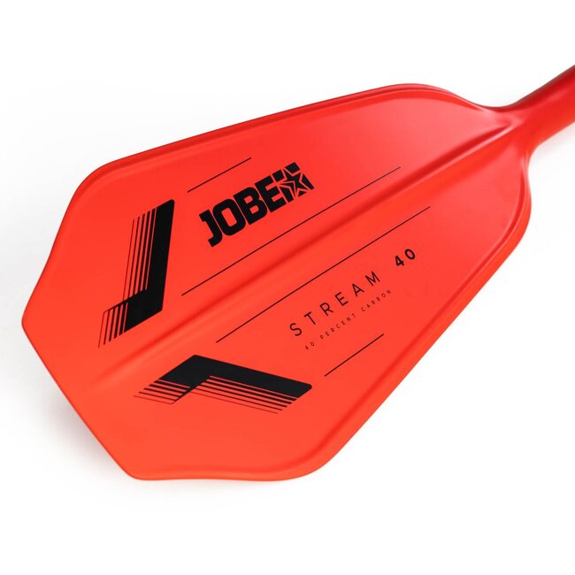 JOBE Stream Carbon 40 SUP Peddel Oranje Driedelig