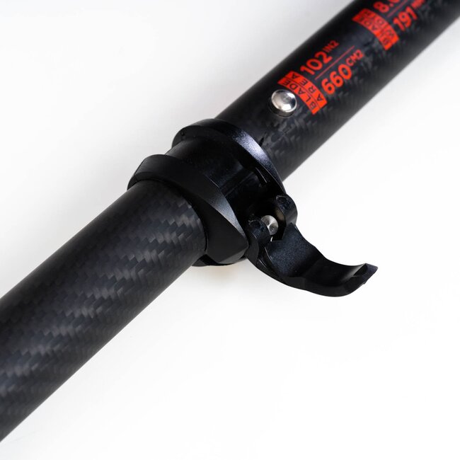 JOBE Stream Carbon 100 SUP Peddel Oranje Driedelig