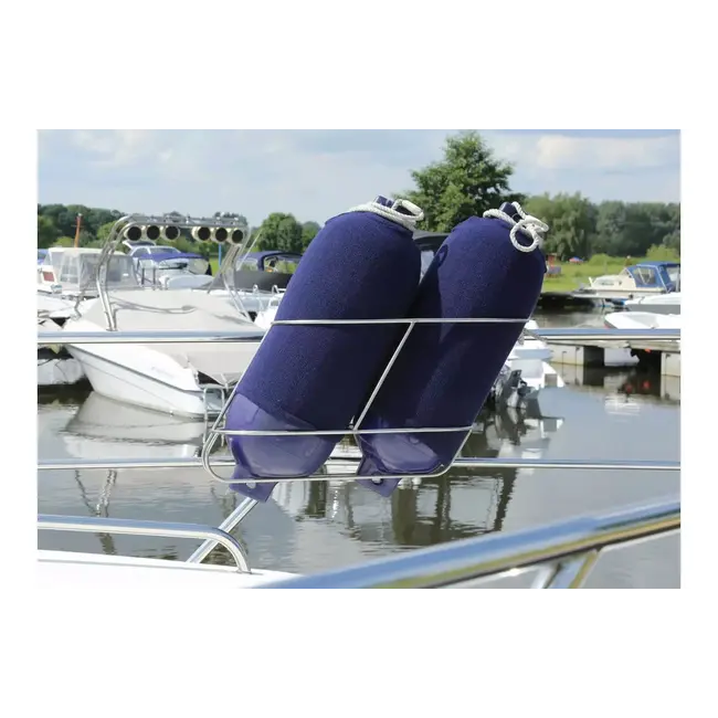 Allpa  RVS Fenderhouder  schuin model voor 2 fenders