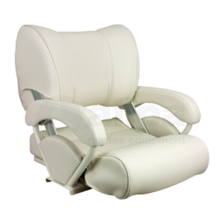 Allpa allpa Stuurstoel model 'Twin 46' Flip-Back & Up, wit