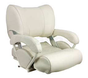 Allpa allpa Stuurstoel model 'Twin 46' Flip-Back & Up, wit