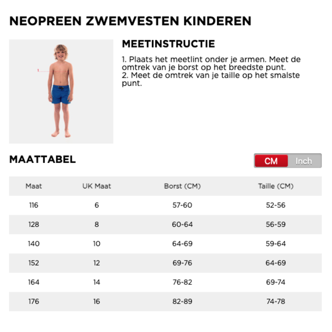 JOBE Neopreen Zwemvest Kinderen Groen