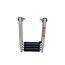 HOLLEX Hollex Zwemtrap/Telescoopladder rvs316 4 treden