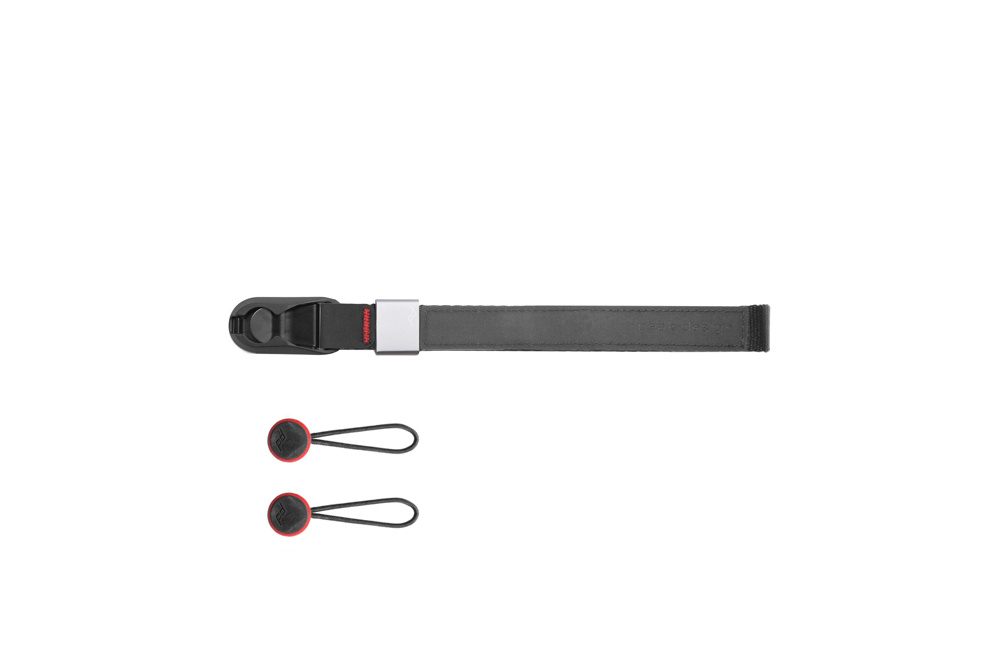 Peak Design Peak Design - Cuff® - Black Quick-connecting camera wrist strap.