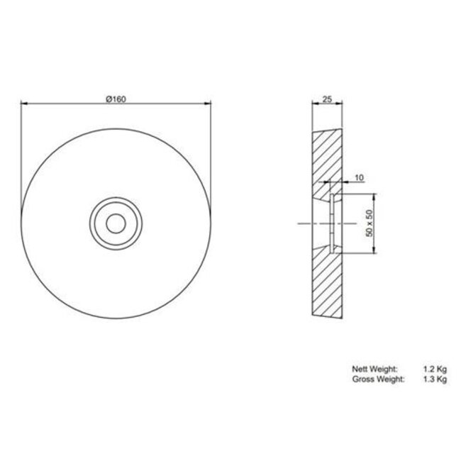 MME MME Anode Aluminium Huid/Roer MME12AB