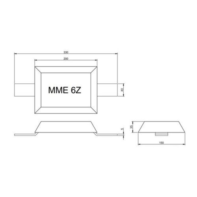 MME MME Anode Zink Huid/Roer MME6Z