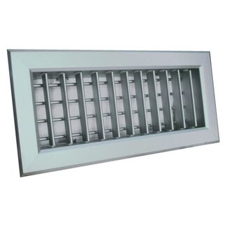 Velair Uitblaas luchtrooster aluminium 200x100mm
