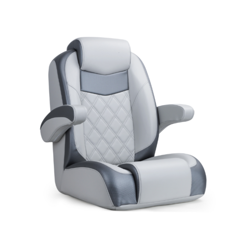 Titan Marine Kapiteinsstoel met armleuning Grijs/Antraciet