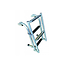 Titan Marine RVS zwemladder - inklapbaar - 3 treden - breedte: 228 mm