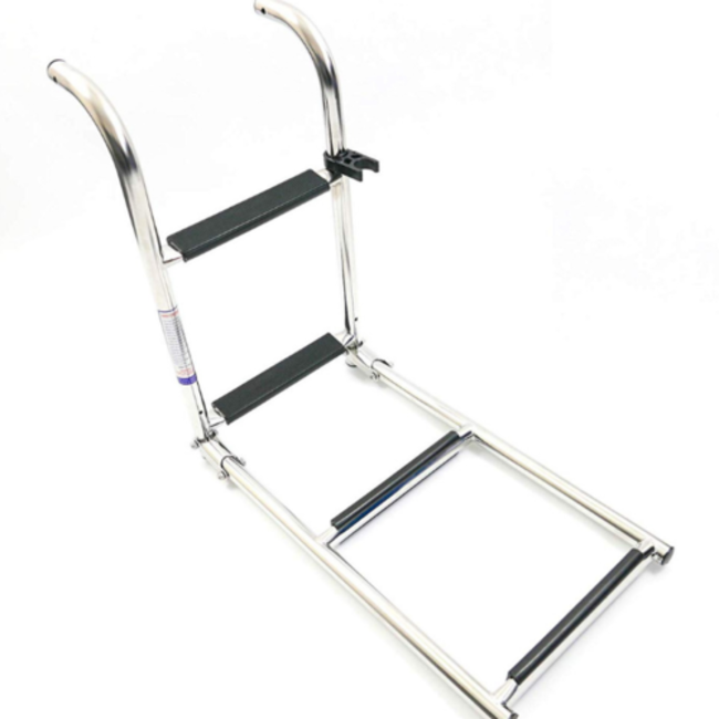 Titan Marine RVS zwemladder - inklapbaar - 4 treden - breedte: 228 mm