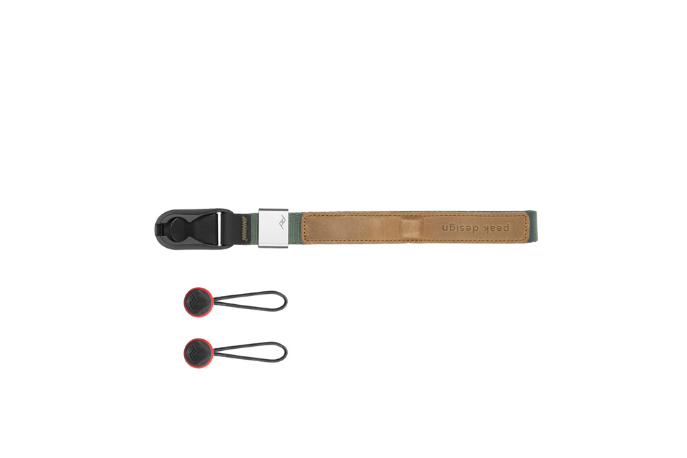 Peak Design Peak Design - Cuff®- Sage Quick-connecting camera wrist strap.