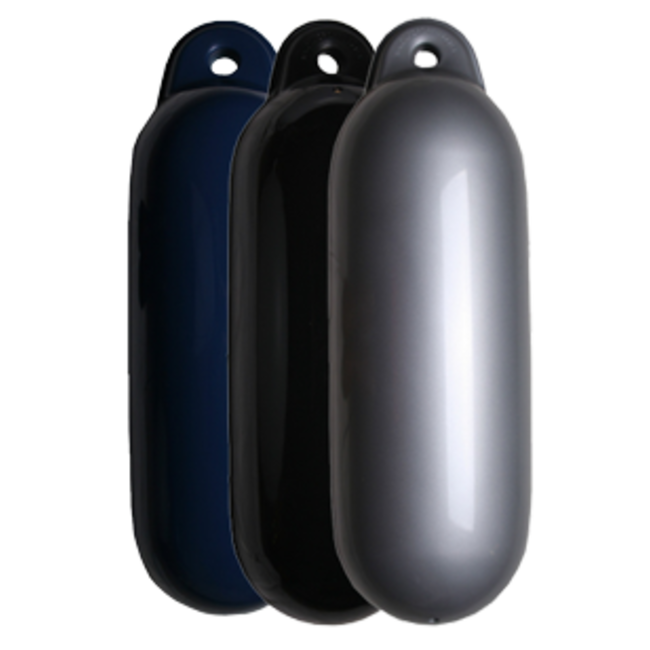 allpa Dropfender  Ø120mm  L=450mm  navy (maat 1) (opblaasbaar met kogelventiel)