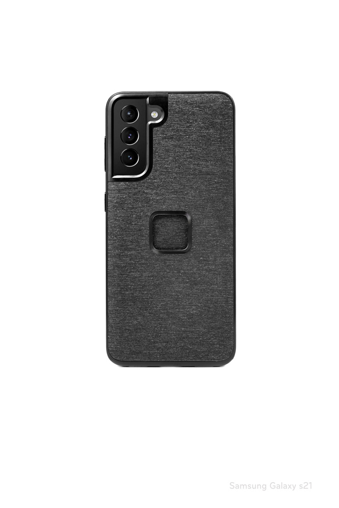 Peak Design Peak Design - Mobile Everyday Fabric Case Samsung Galaxy S21 - Charcoal