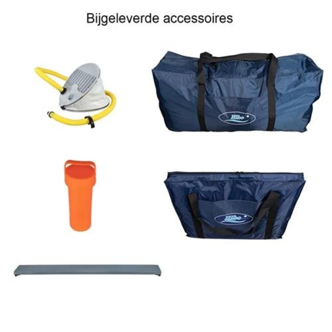 Hibo Hibo Pro rubberboot aluminium donkerblauw