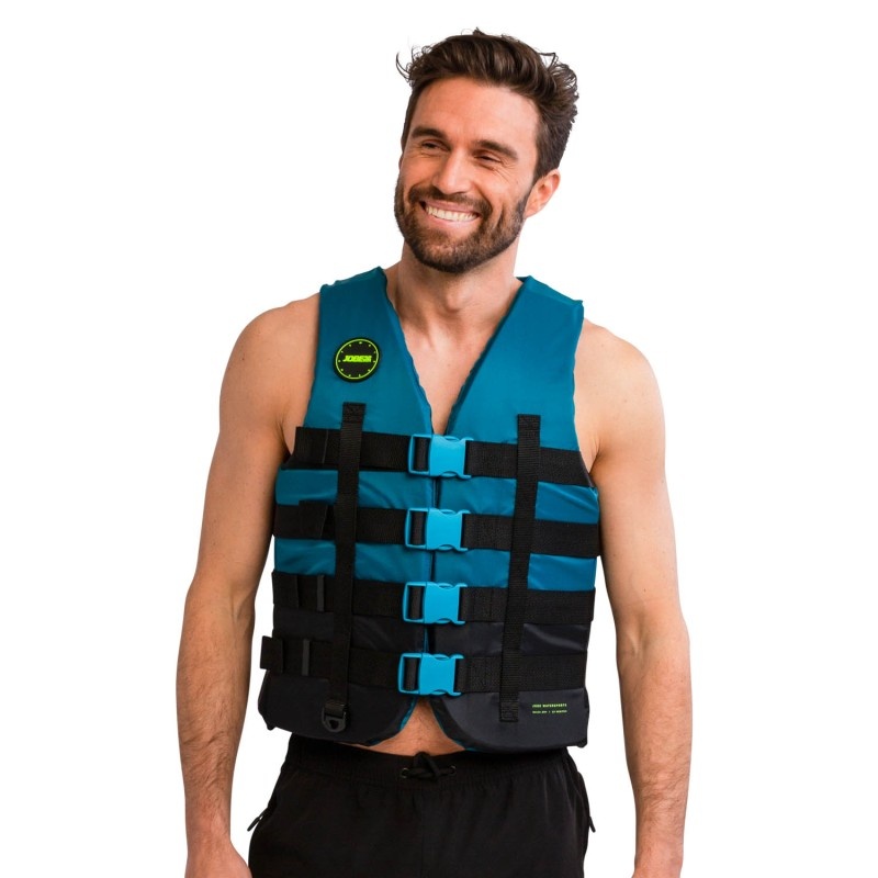 JOBE 4 Buckle Vest Teal