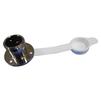 Talamex Stopcontact verchroomd 3A 3p