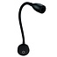 Talamex Led wandlamp Sol 10-30V zwart dimbaar met USB-C snellader