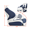 Titan Marine Sport Flip Up Captain Bucket Seat White/Navy