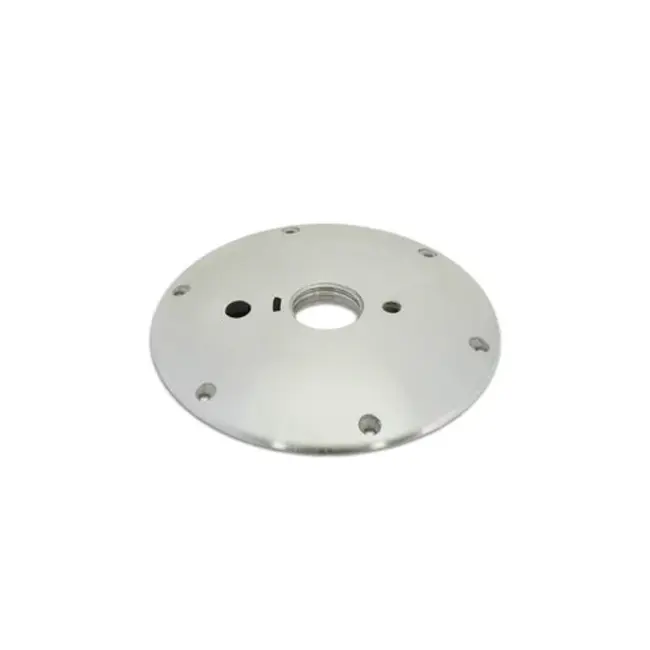 Titan Marine Ovale tafelbladset met twee RVS cupholders incl. poot 68,5 CM