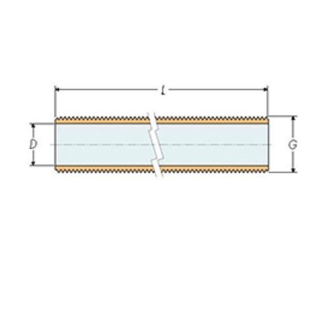 Guidi Guidi Draadbus messing 1/2"x15x1000 mm